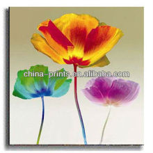 Colorful Lotus Flower Decoration Canvas Art